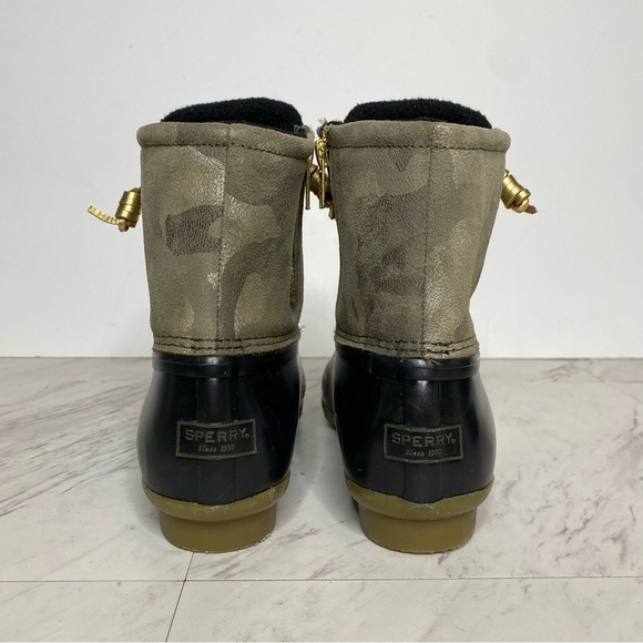 Sperry Saltwater Camo Waterproof Duck Boot 8 - Picture 3 of 16